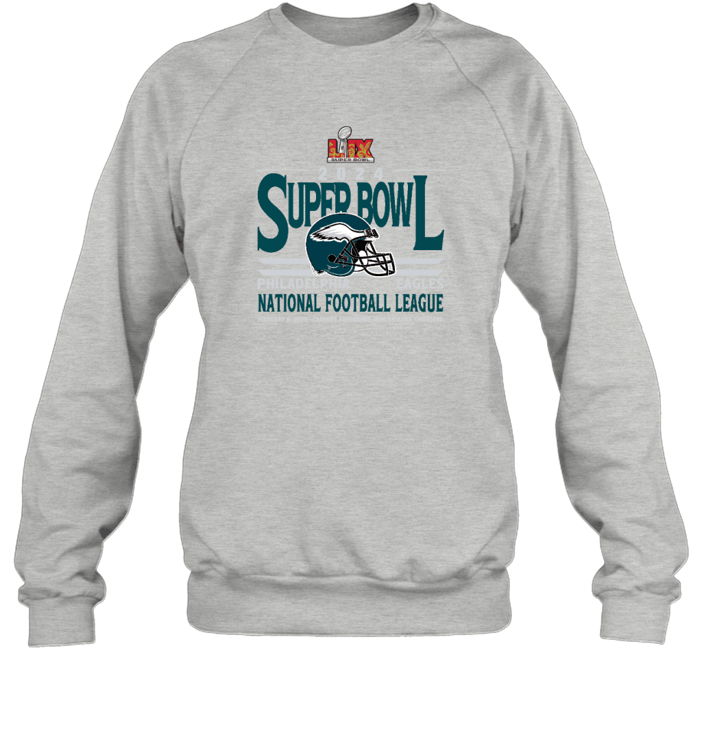 Philadelphia Eagles Super Bowl LIX 2024 Champions 2D Sweatshirt V26