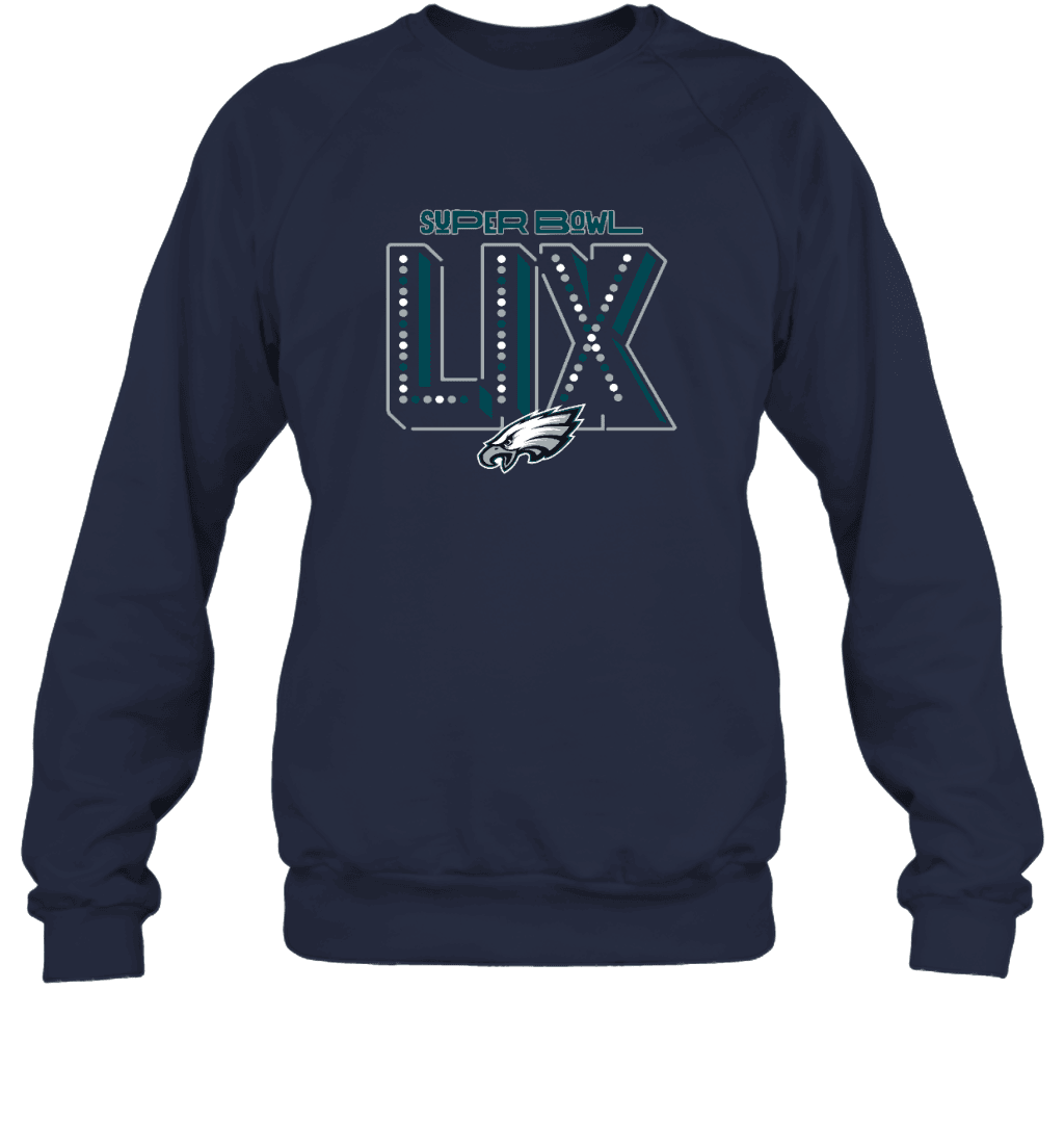 Philadelphia Eagles Super Bowl LIX 2024 Champions 2D Sweatshirt V9