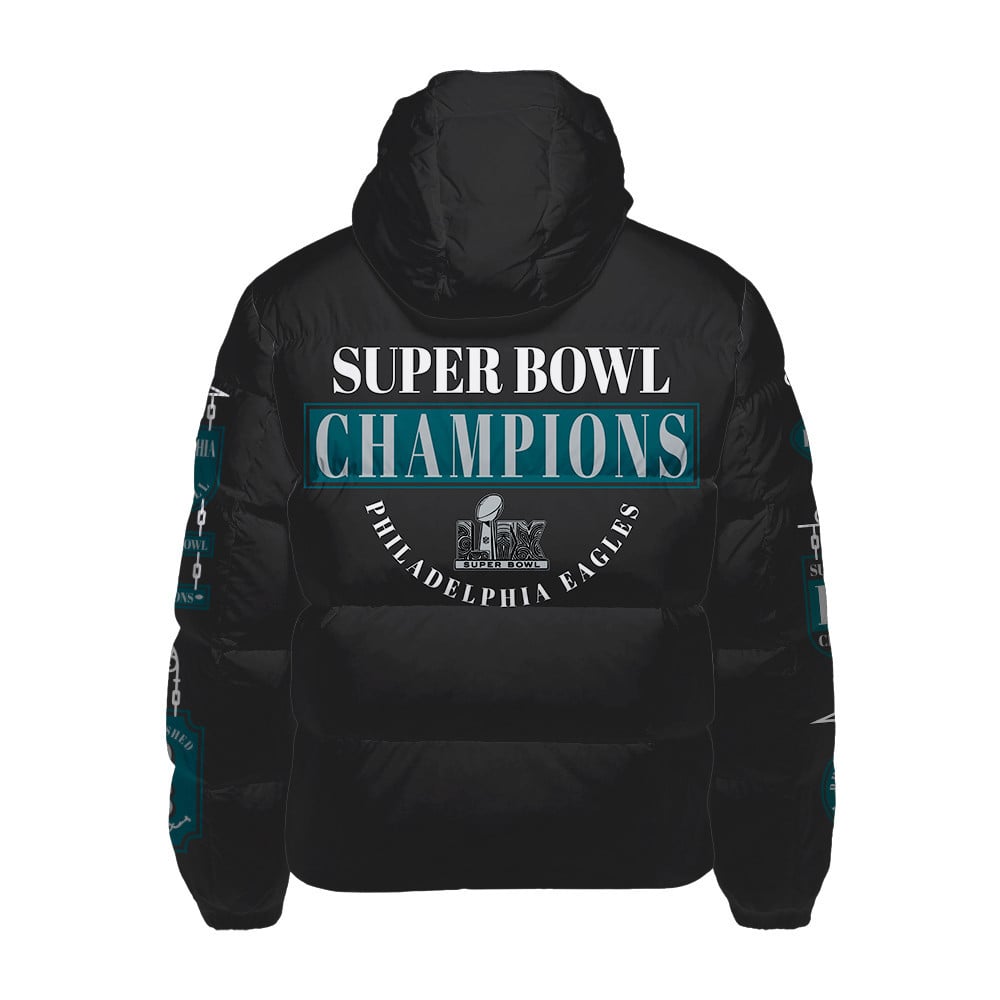 Philadelphia Eagles Super Bowl LIX Champions Represent The Pride Down Jacket