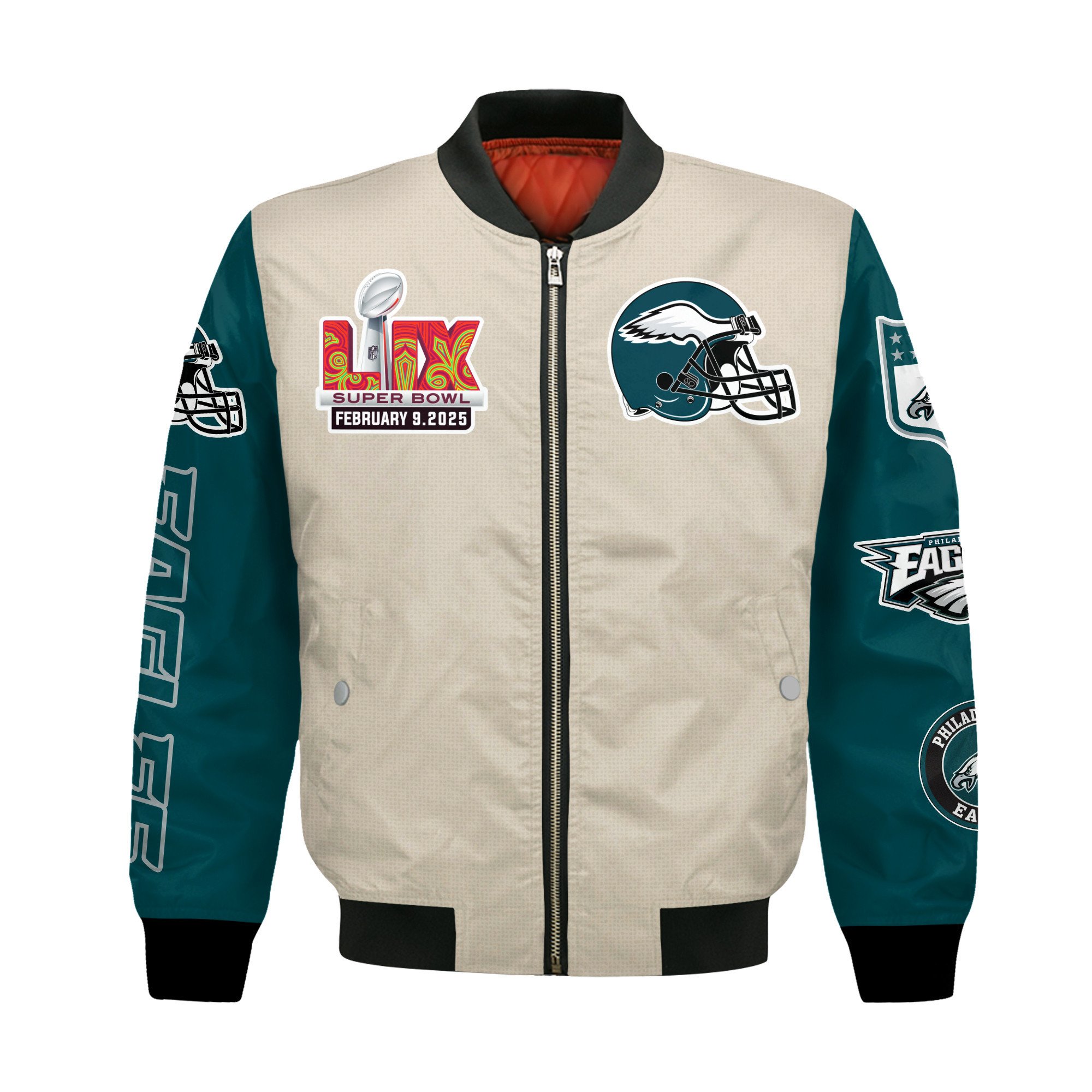 Philadelphia Eagles Super Bowl LIX Lead The Way Bomber Jacket