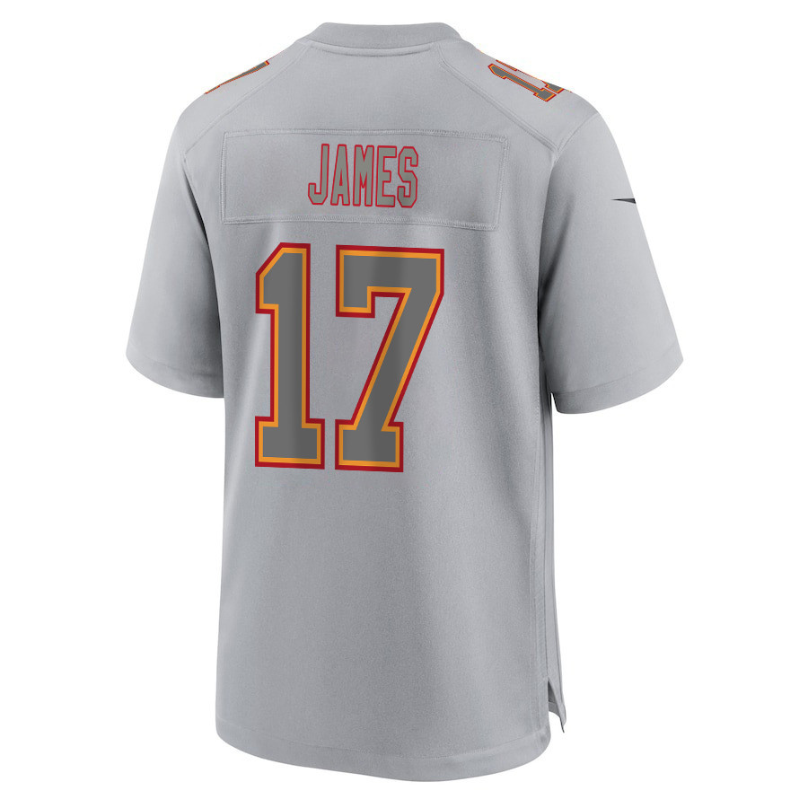 Richie James 17 Kansas City Chiefs Super Bowl LVIII Champions 4X Atmosphere Fashion Game Men Jersey - Gray