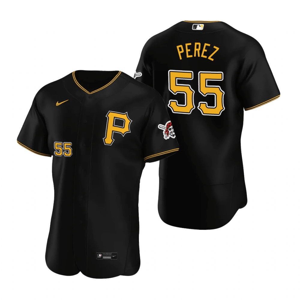 Roberto Perez Pittsburgh Pirates Alternate Black Baseball Player Jersey