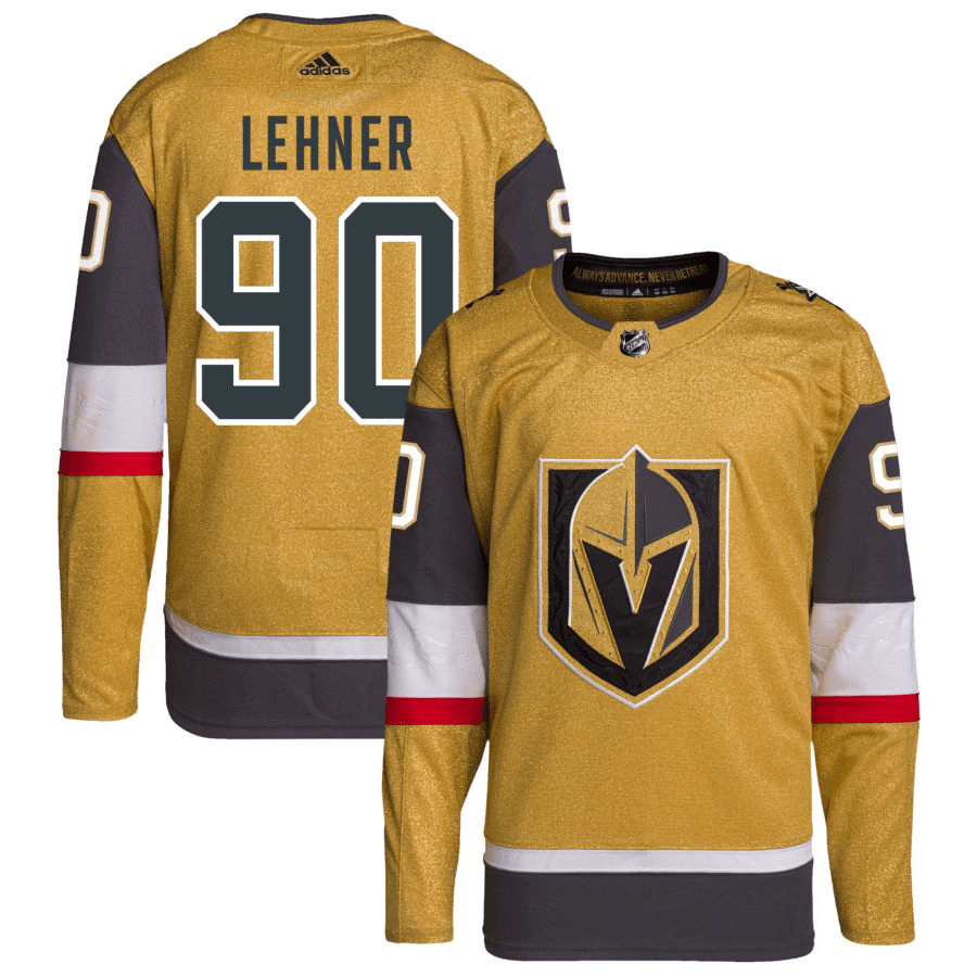 Robin Lehner Vegas Golden Knights Alternate Gold Player Swingman Jersey