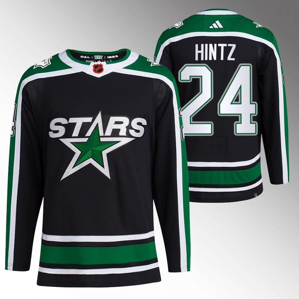 Roope Hintz Dallas Stars 2022 Reverse Retro Black Player Swingman Jersey