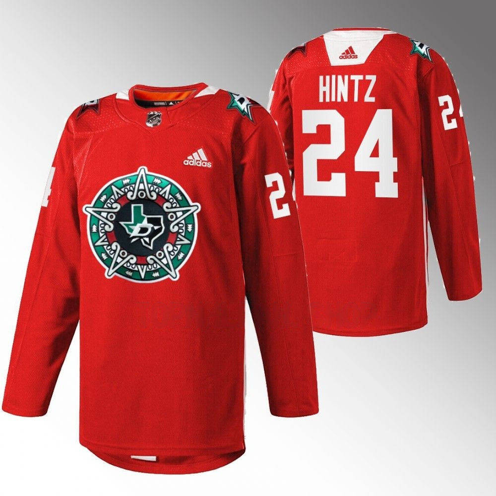 Roope Hintz Dallas Stars 2023 Noche Mexicana Red Player Swingman Jersey