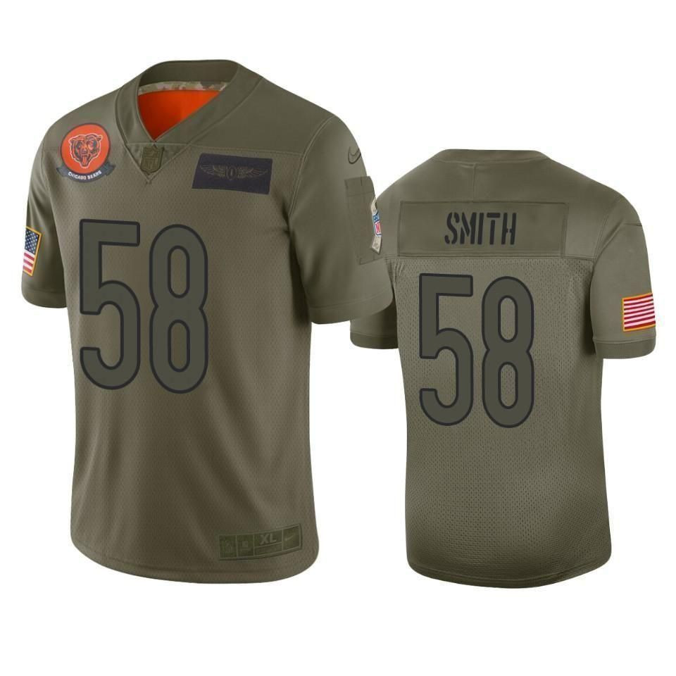 Roquan Smith Chicago Bears 2019 Salute To Service Limited Jersey