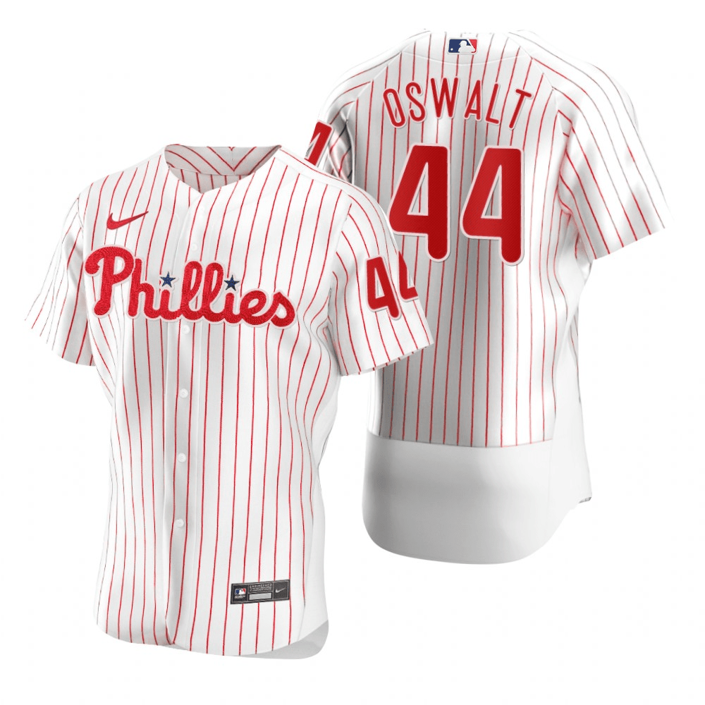 Roy Oswalt Philadelphia Phillies Home White Baseball Player Jersey