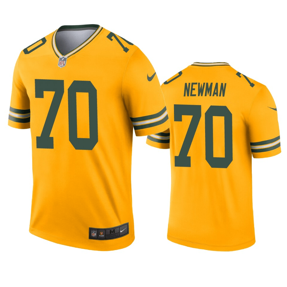Royce Newman Green Bay Packers Gold Inverted Legend Jersey