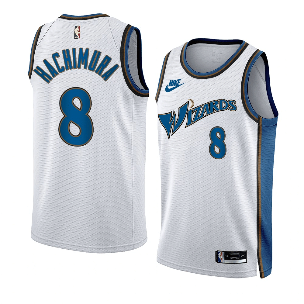 Rui Hachimura Washington Wizards 2022-23 Classic Edition White Swingman Jersey