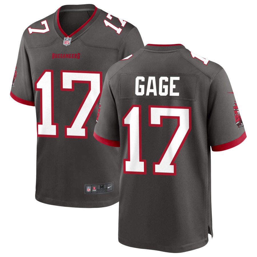 Russell Gage Tampa Bay Buccaneers Alternate Pewter Game Jersey