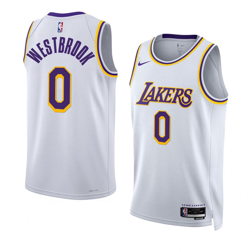 Russell Westbrook Los Angeles Lakers 2022-23 Association Edition White Swingman Jersey