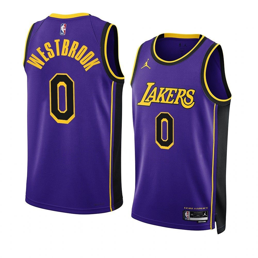 Russell Westbrook Los Angeles Lakers 2022-23 Statement Edition Purple Swingman Jersey