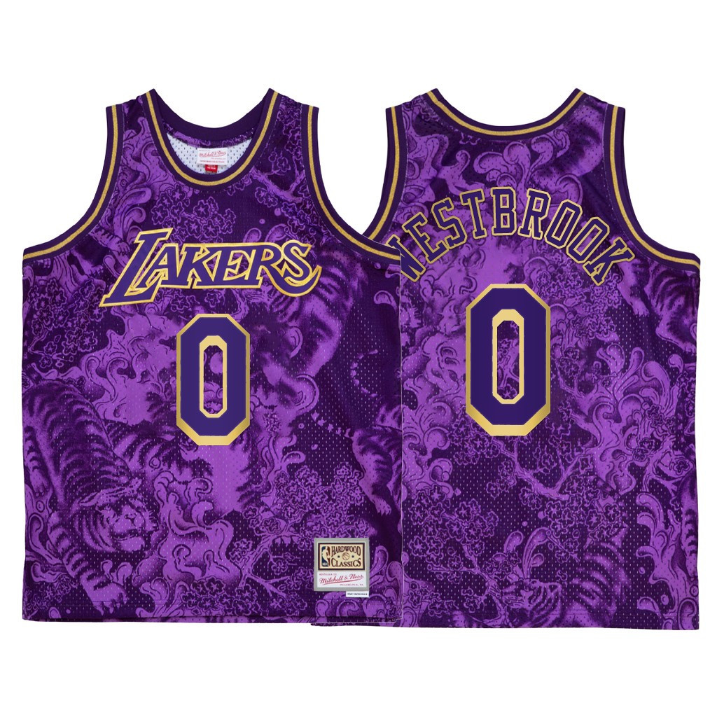 Russell Westbrook Los Angeles Lakers 2022 Lunar New Year Tiger CNY 4.0 HWC Swingman Jersey