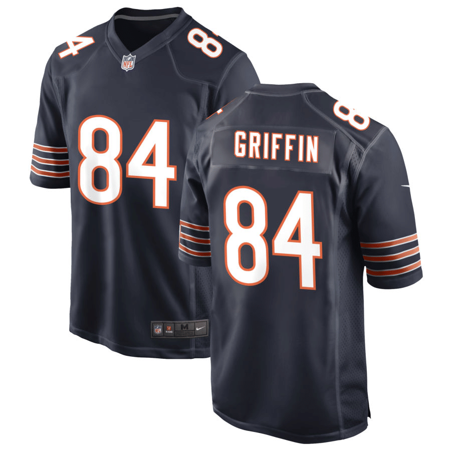Ryan Griffin Chicago Bears Navy Game Jersey