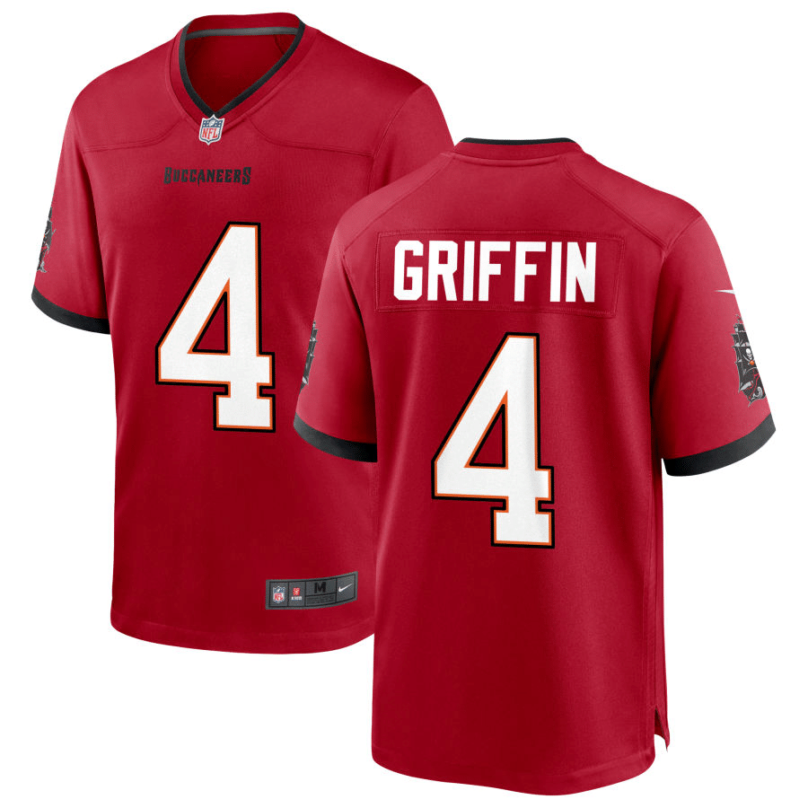Ryan Griffin Tampa Bay Buccaneers Red Game Jersey
