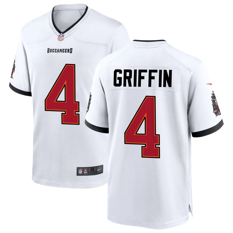 Ryan Griffin Tampa Bay Buccaneers White Game Jersey