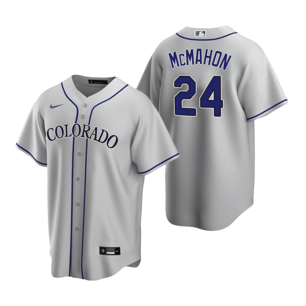 Ryan McMahon Colorado Rockies Road Gray Baseball Player Jersey
