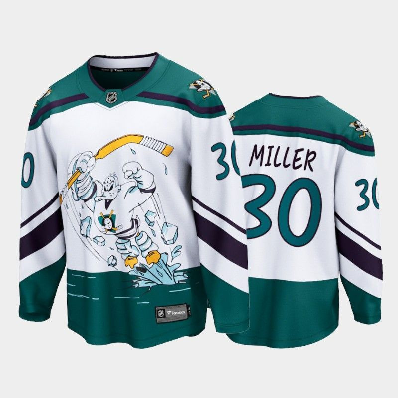 Ryan Miller Anaheim Ducks 2021 Reverse Retro Player Swingman Jersey