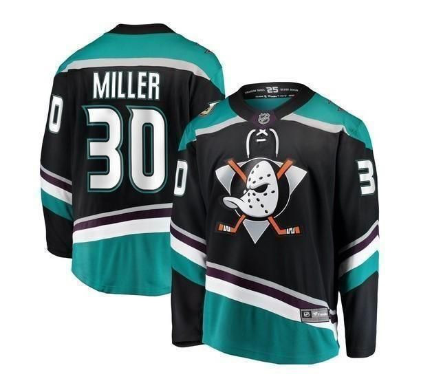 Ryan Miller Anaheim Ducks Player Swingman Jersey