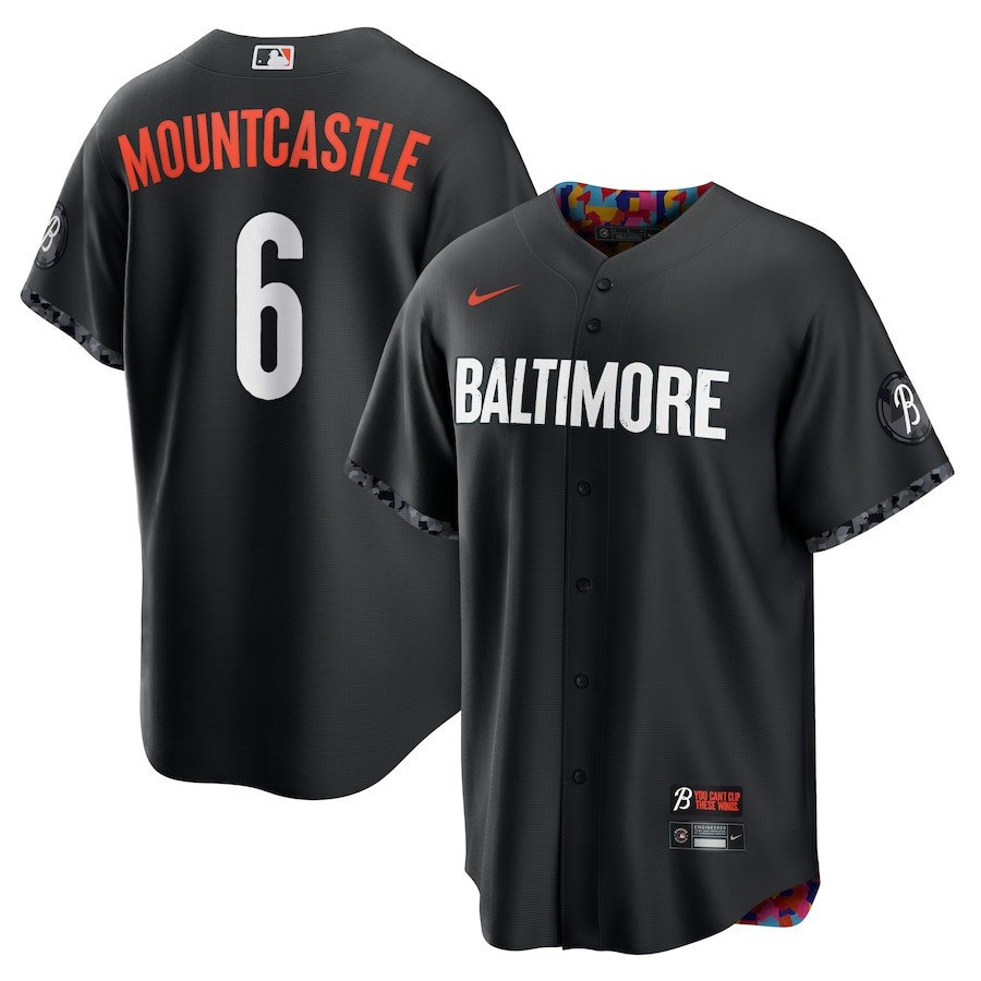 Ryan Mountcastle Baltimore Orioles 2023 City Connect Black Jersey