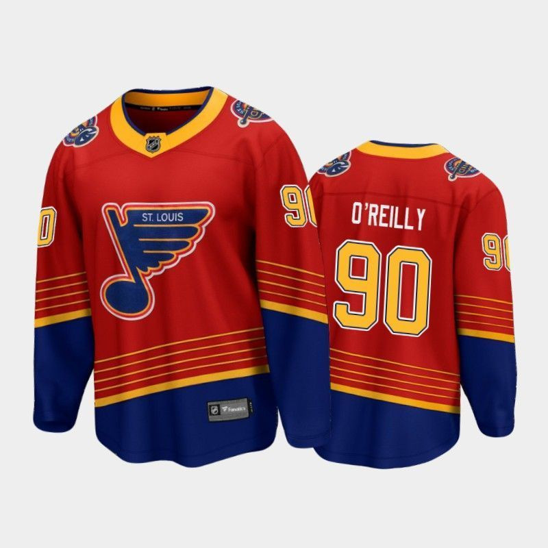Ryan O'Reilly St. Louis Blues 2021 Reverse Retro Player Swingman Jersey