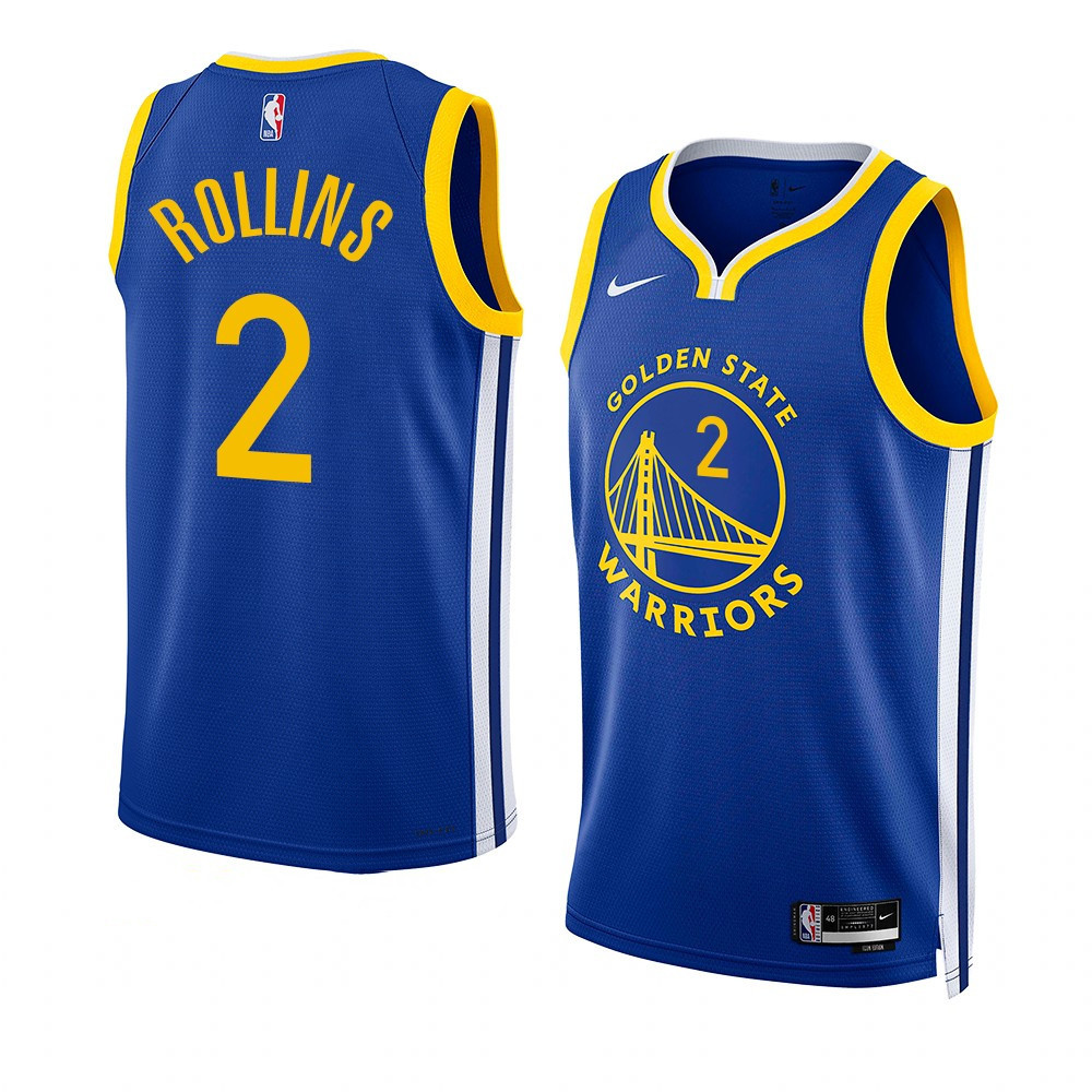 Ryan Rollins Golden State Warriors 2022-23 Icon Edition Royal Swingman Jersey