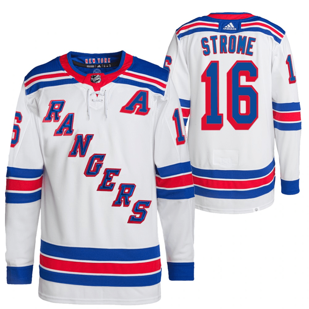 Ryan Strome New York Rangers Away White Player Swingman Jersey