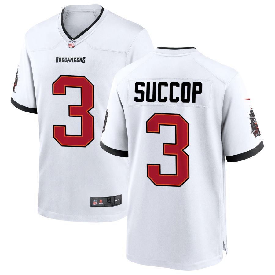 Ryan Succop Tampa Bay Buccaneers White Game Jersey