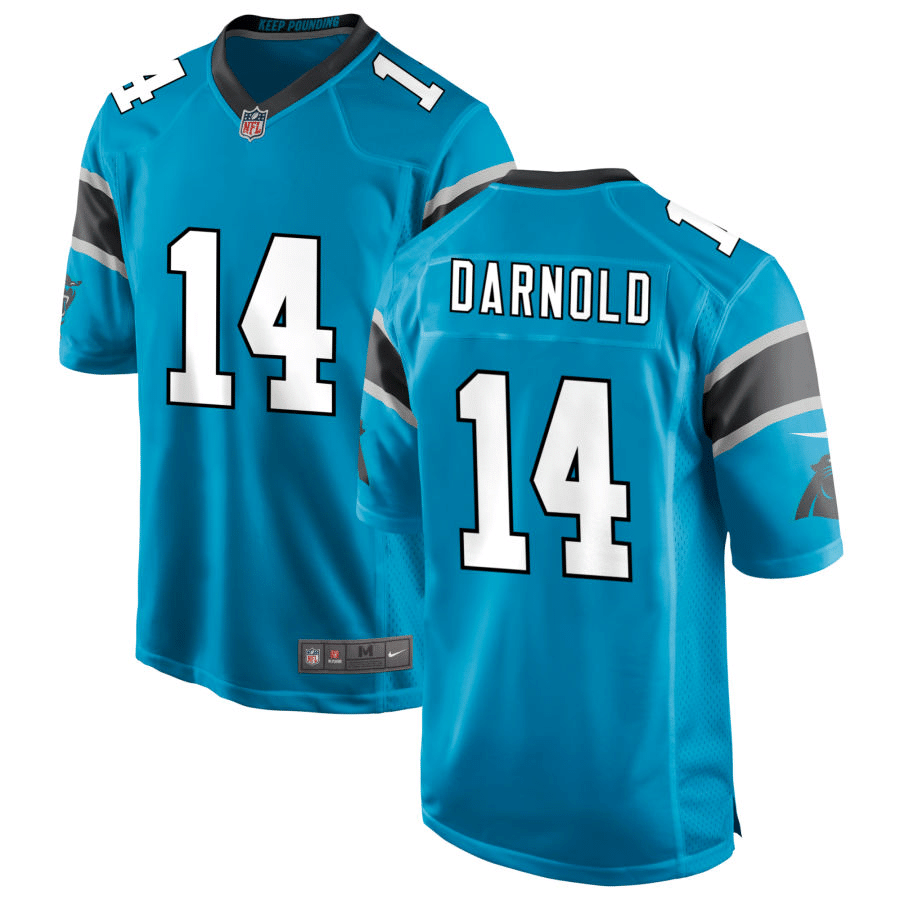 Sam Darnold Carolina Panthers Alternate Blue Game Jersey