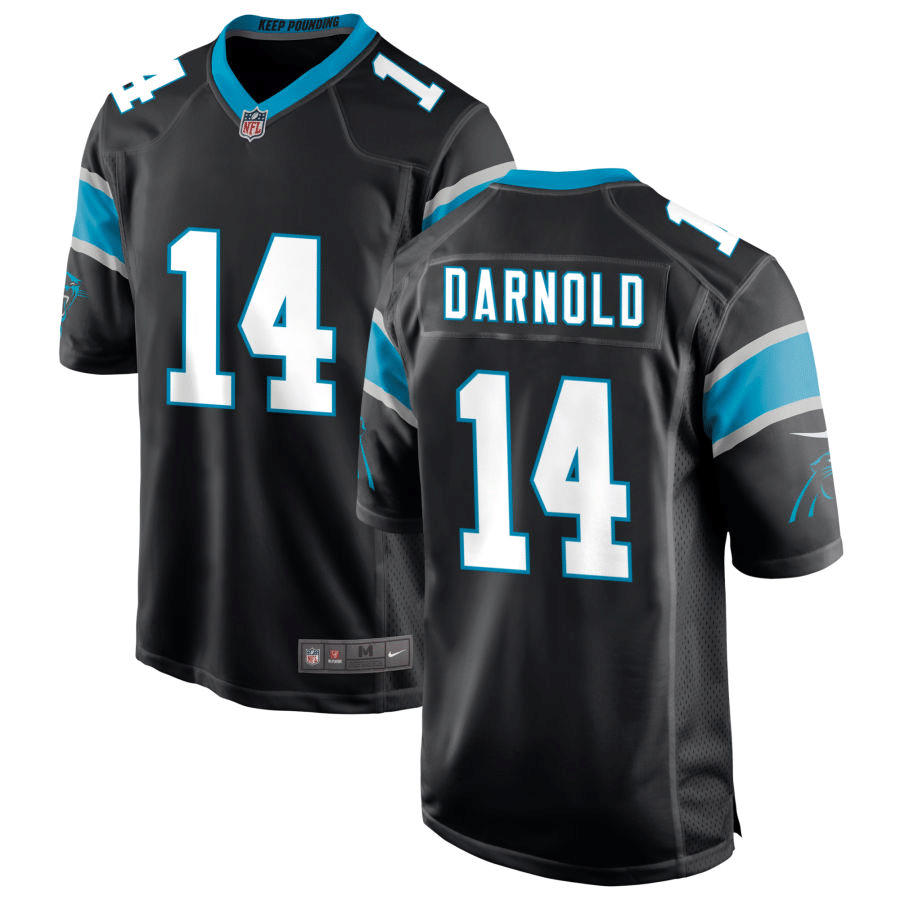 Sam Darnold Carolina Panthers Black Game Jersey