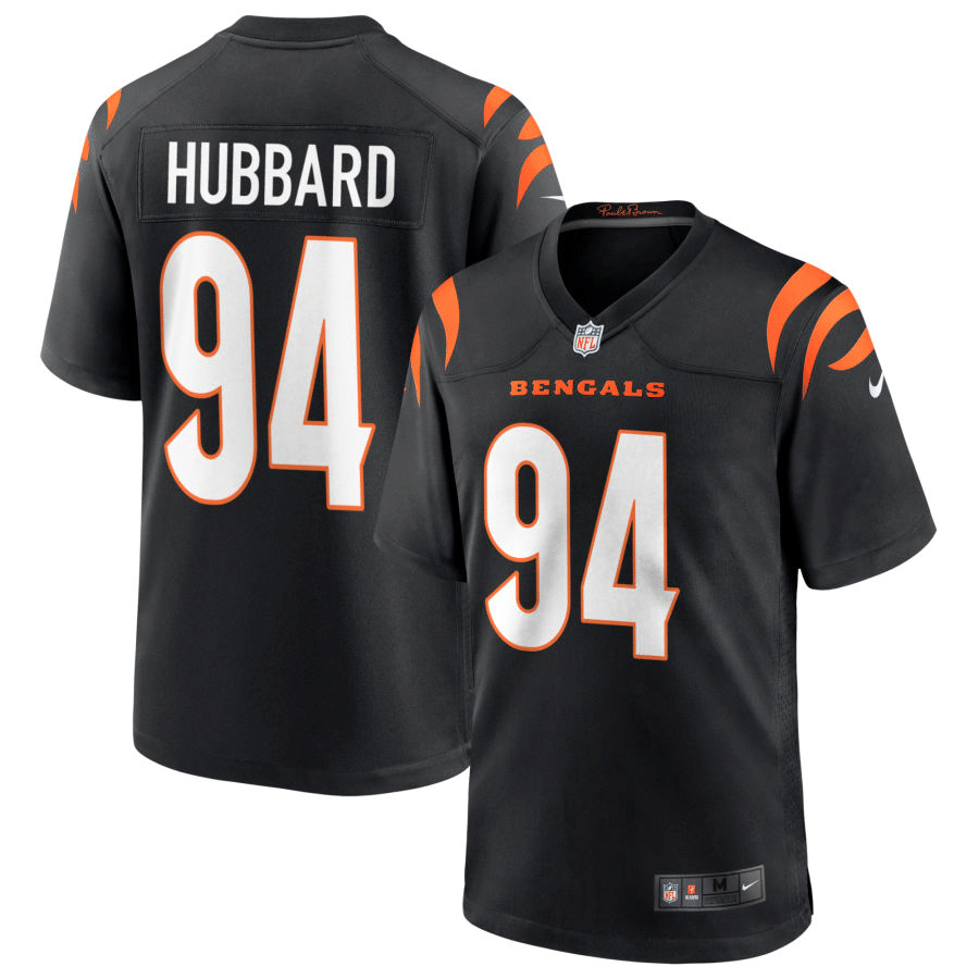 Sam Hubbard Cincinnati Bengals 2021 Black Game Jersey