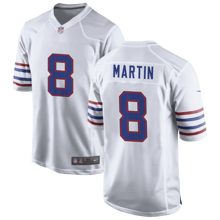 Sam Martin Buffalo Bills Alternate White Game Jersey