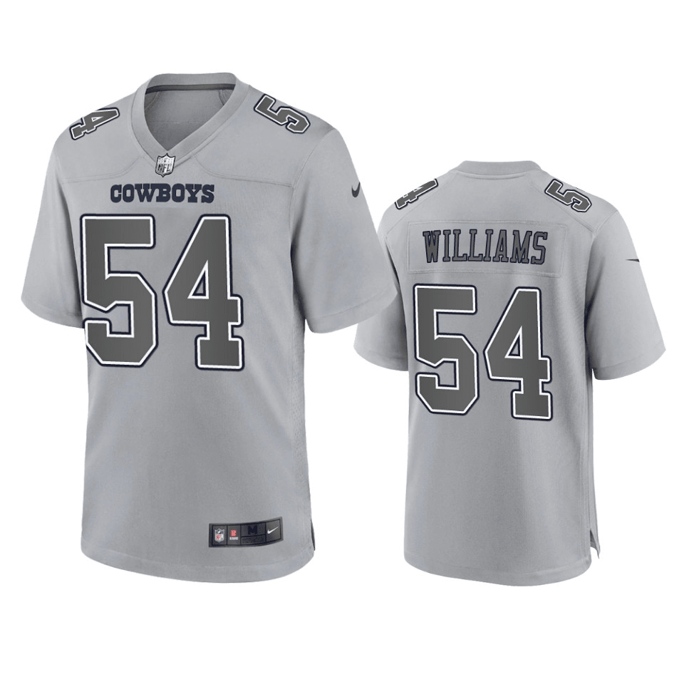 Sam Williams Dallas Cowboys Atmosphere Fashion Gray Game Jersey