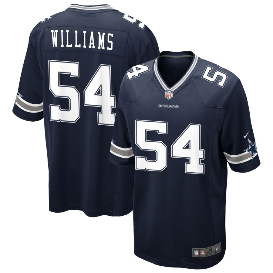 Sam Williams Dallas Cowboys Navy Game Jersey