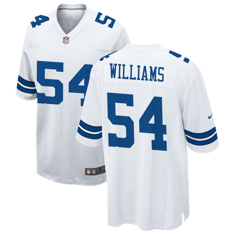 Sam Williams Dallas Cowboys White Game Jersey