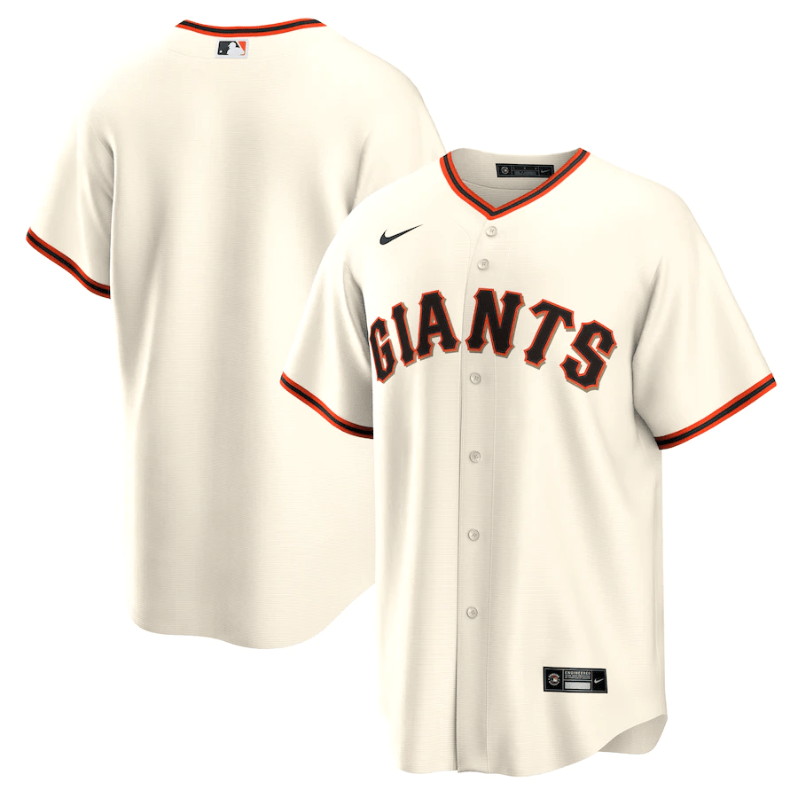 San Francisco Giants Home Cream Baseball Player Jersey