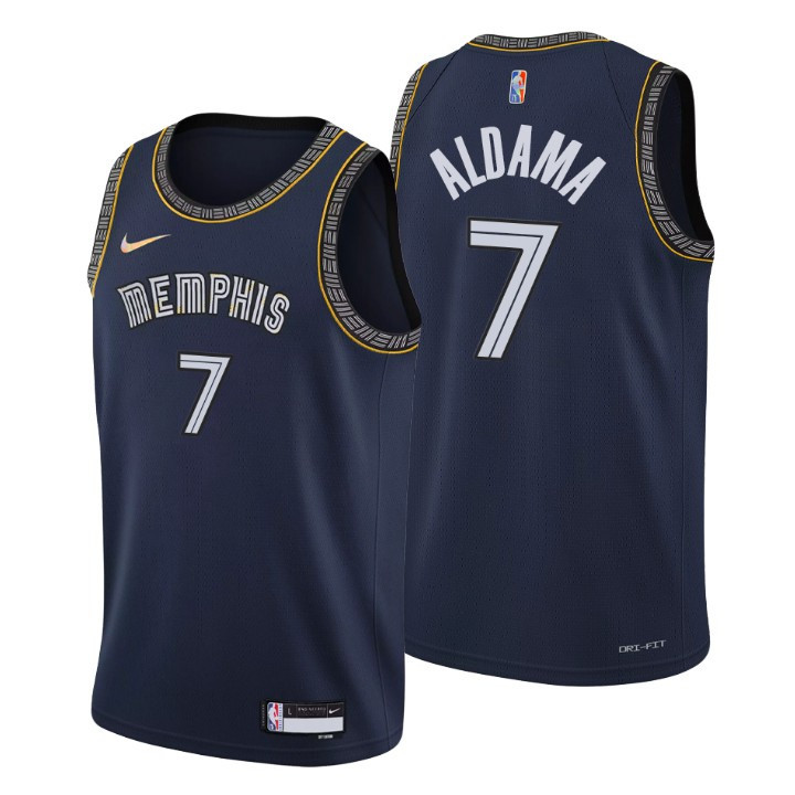 Santi Aldama Memphis Grizzlies 2021-22 City Navy Swingman Jersey