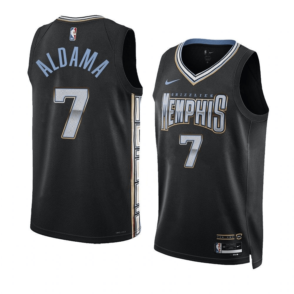 Santi Aldama Memphis Grizzlies 2022-23 City Edition Black Swingman Jersey