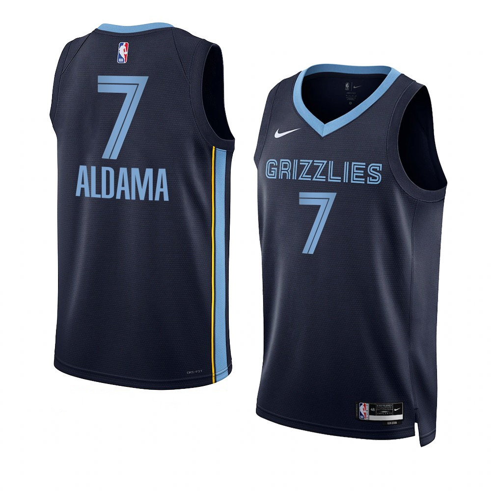 Santi Aldama Memphis Grizzlies 2022-23 Icon Edition Navy Swingman Jersey