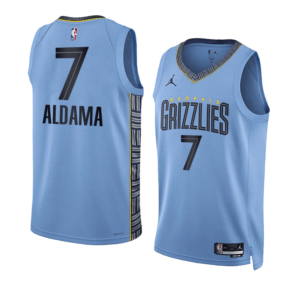 Santi Aldama Memphis Grizzlies 2022-23 Statement Edition Blue Swingman Jersey