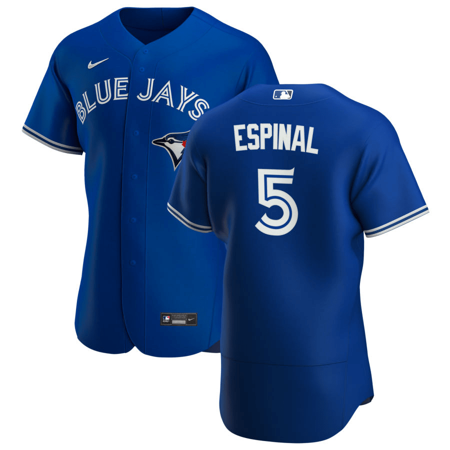 Santiago Espinal Toronto Blue Jays Alternate Royal Baseball Player Jersey