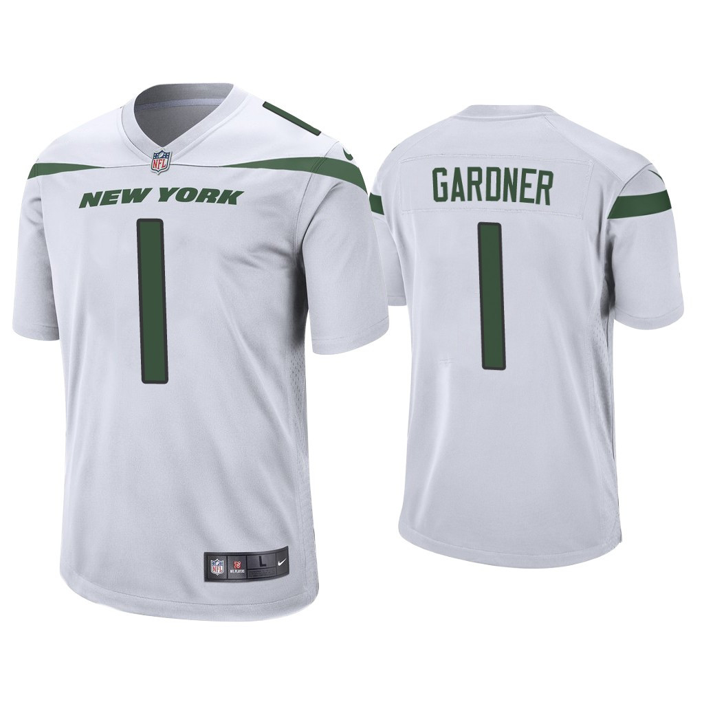 Sauce Gardner New York Jets 2022 Draft White Game Jersey