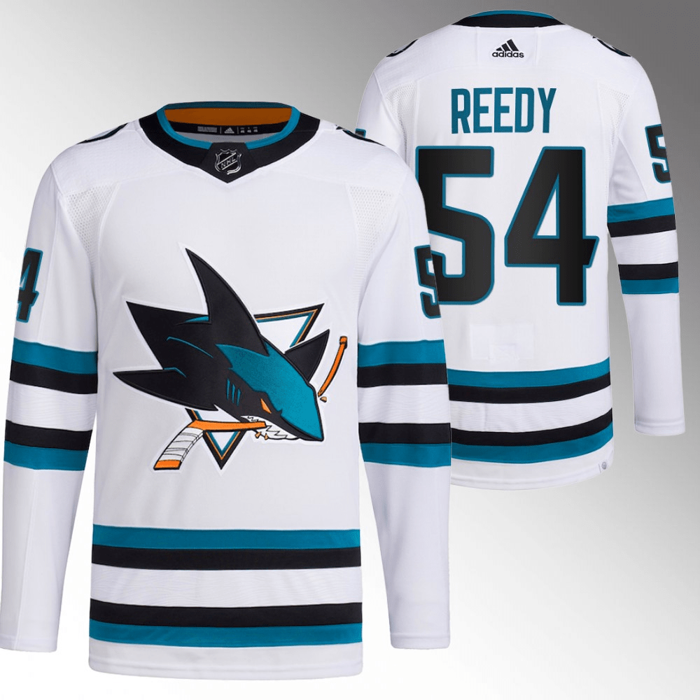 Scott Reedy San Jose Sharks Away White Player Swingman Jersey