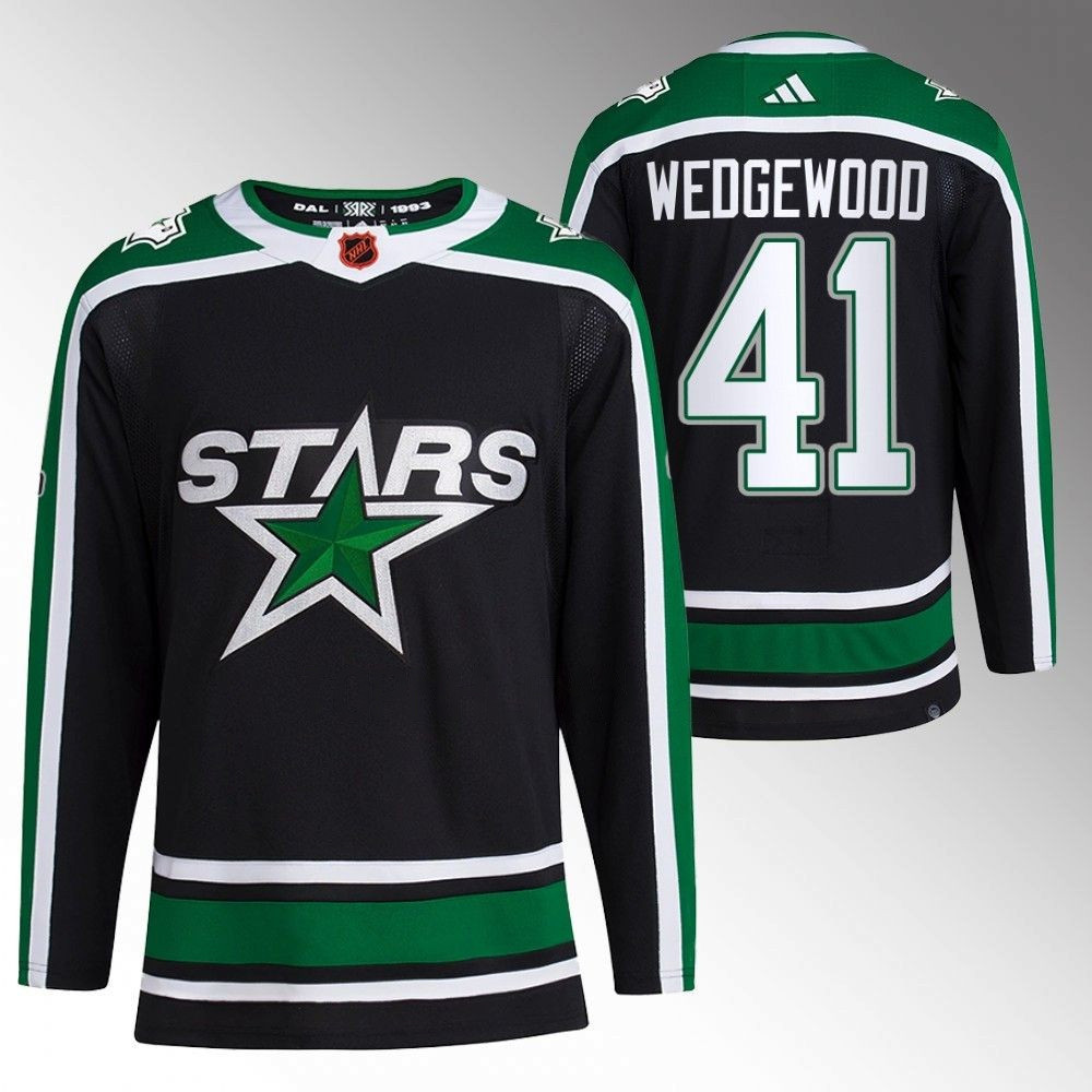 Scott Wedgewood Dallas Stars 2022 Reverse Retro Black Player Swingman Jersey