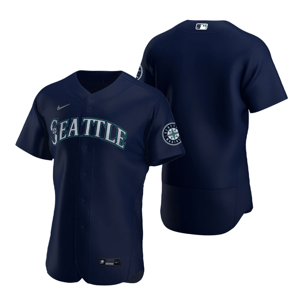 Seattle Mariners Alternate Navy Baseball Player Jersey