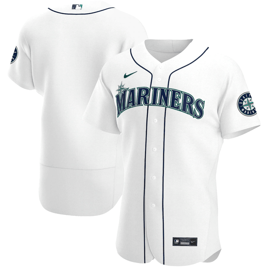 Seattle Mariners Home White Baseball Player Jersey