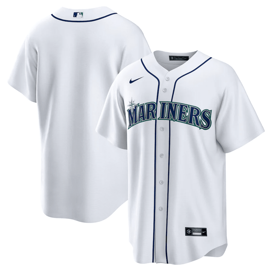 Seattle Mariners Home White Baseball Player Jersey