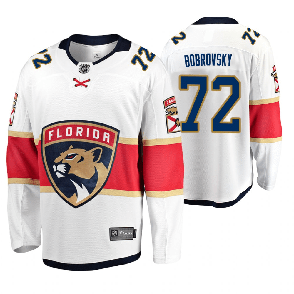 Sergei Bobrovsky Florida Panthers Away White Player Swingman Jersey