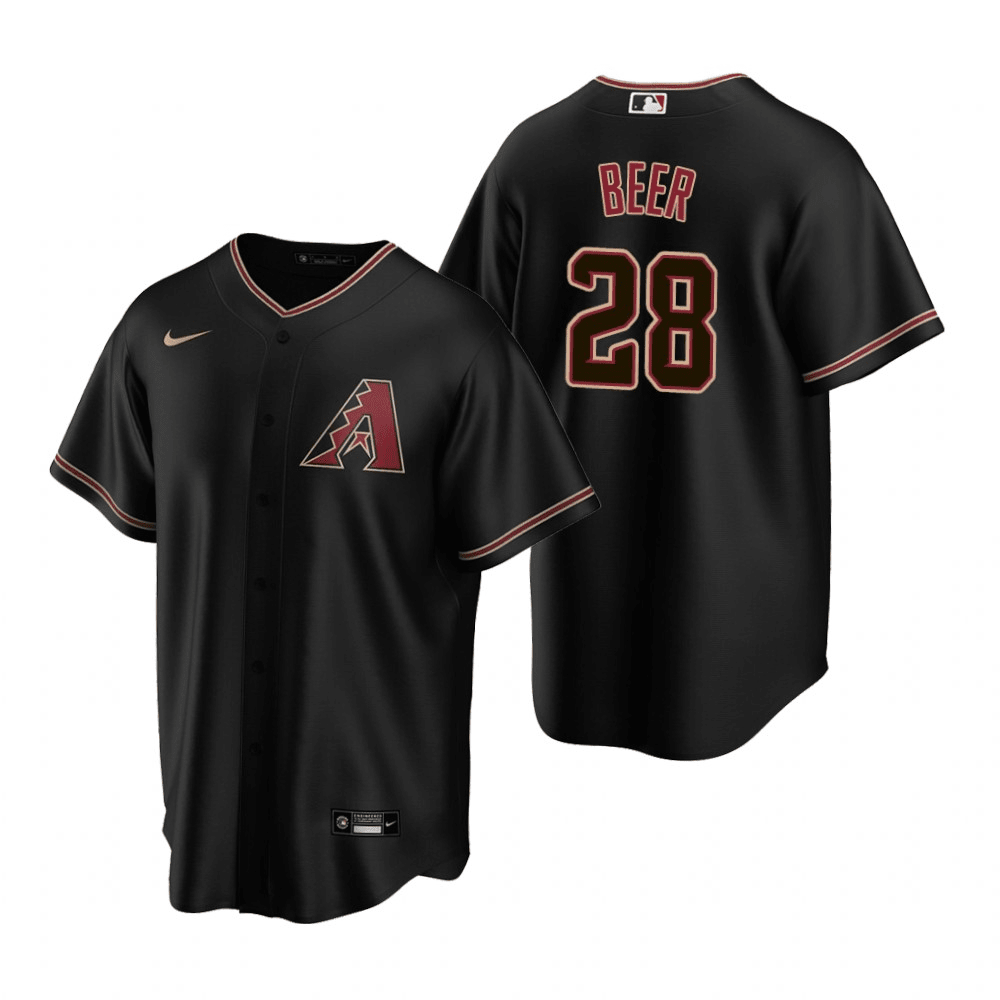 Seth Beer Arizona Diamondbacks Alternate Black Baseball Player Jersey