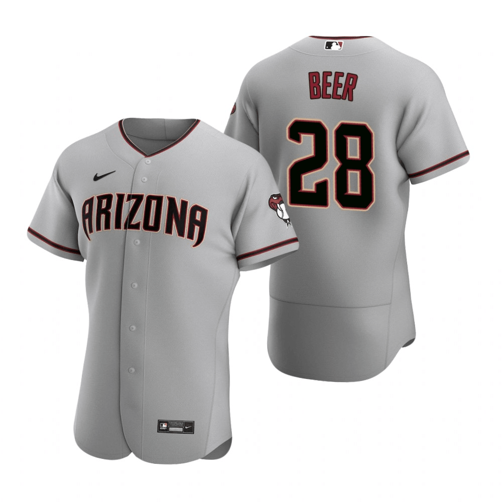 Seth Beer Arizona Diamondbacks Road Gray Baseball Player Jersey